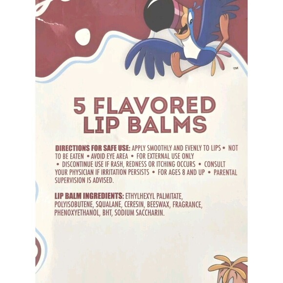 Kellogg’s Cereal Flavored Lip Balm x 5 Rice Krispies Fruit Loops Novelty NIB - Picture 5 of 6